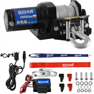 HUSARWINCH Naviják Husarwinch BST 2000, 12V, ocelové lano