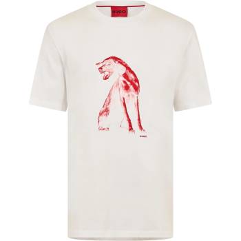 Hugo Тениска Hugo Men's Didug Regular Fit T-Shirt - White