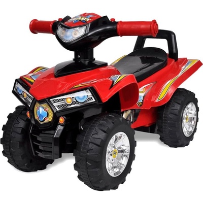 Greatstore Červené čtyřkolka se zvukem a světlem