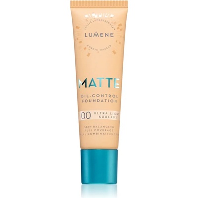 Lumene Matte Oil-Control матиращ фон дьо тен SPF 20 цвят 00 Ultra Light 30ml