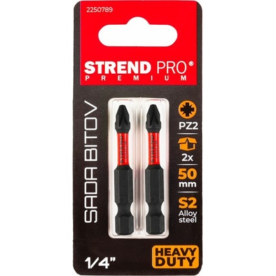 Bit Strend Pro Premium Pozidriv, PZ 2, bal. 2 ks
