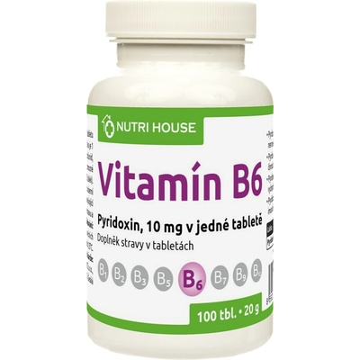 Nutrihouse Vitamín B6 Pyridoxin 100 tablet