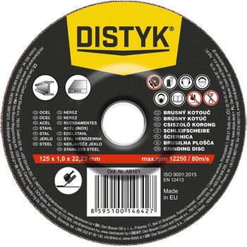 Den Braven Brusný kotouč 125 x 6,0 x 22,23 mm AB101