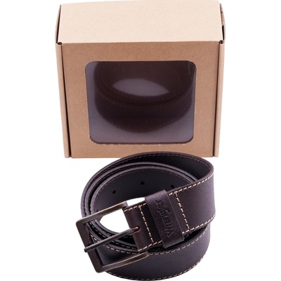 Wrangler opasok W0081US85 BROWN BASIC STITCHED BELT