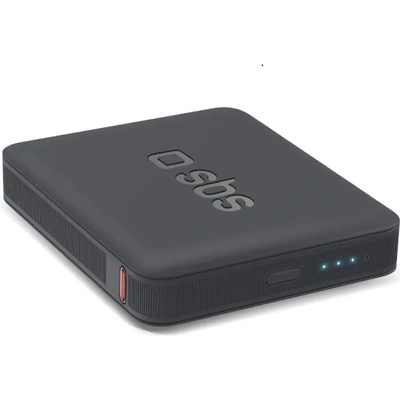 SBS Преносима батерия Powerbank SBS NanoTube 5000 mAh High-Density - черен (TEBB5000HDK)