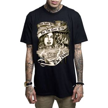 Image 1 of MAFIOSO мъжка тениска mafioso - boss up 2.0- blk - maf052