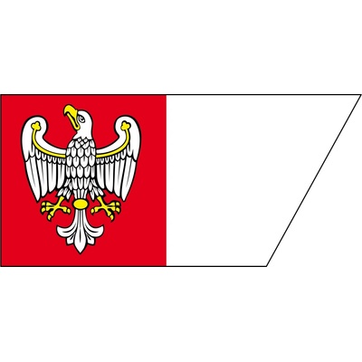 LIBEA, s.r.o. Velkopolské vojvodství vlajka Rozměr: 30×45 cm, Uchycení: Karabiny na stožár