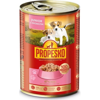 Propesko Kúsky Junior v omáčke s kuraťom 415 g