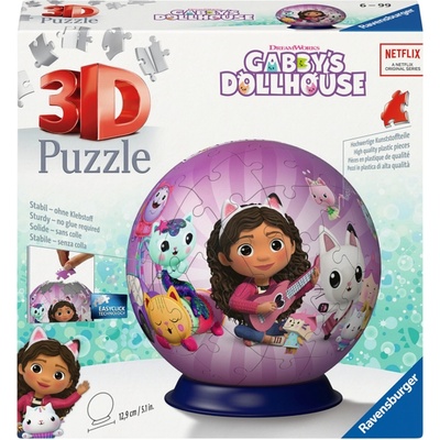 RAVENSBURGER 3D Puzzleball Gábinin kúzelný domček 72 ks