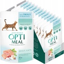 OptiMeal Superpremium so pstruhom v smotanovej omáčke 12 x 85 g
