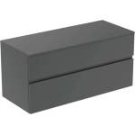 Ideal Standard Finesse - Шкафче за умивалник, 120x51x56 см, 2 чекмеджета, матов антрацит E3431Y2 (E3431Y2)