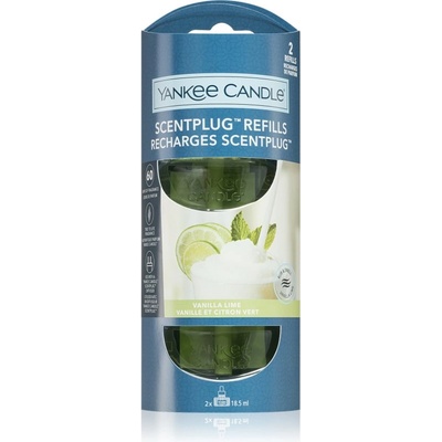 Yankee Candle Vanilla Lime Refill пълнител за електрически дифузер 2x18, 5ml