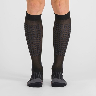 Sportful APEX LONG ponožky čierna/červená