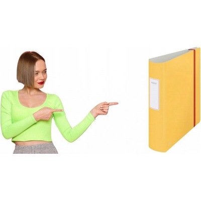 Leitz Pákový pořadač ActiveCosy A4 82 mm teplá žlutá (10380019) – Zbozi.Blesk.cz