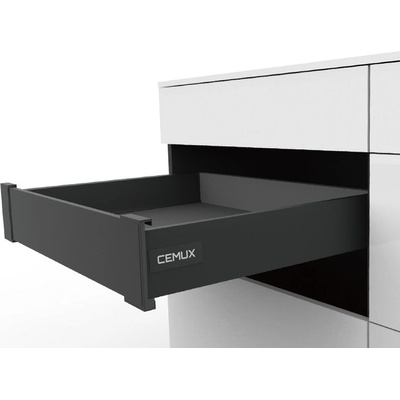 Cemux A BOX zásuvka vnitřní antracit H84 500 mm – Zboží Dáma