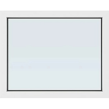 Solid Elements New Basic FIX, 100 × 80 cm, trojsklo, biele