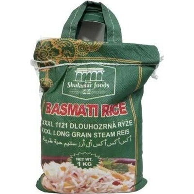 Shalamar rýže Extra Dlouhá Basmati zelená 2 kg