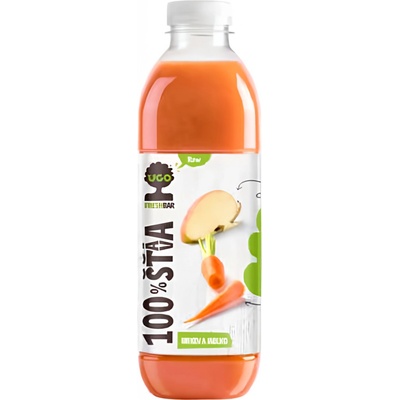 UGO 100% šťáva Mrkev jablko 750 ml