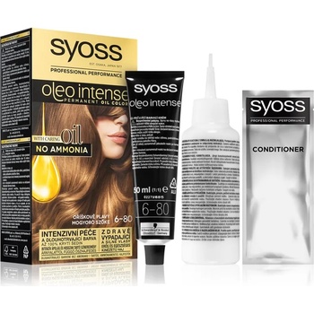 Image 1 of Syoss Oleo Intense перманентната боя за коса с олио цвят 6-80 Hazelnut Blond
