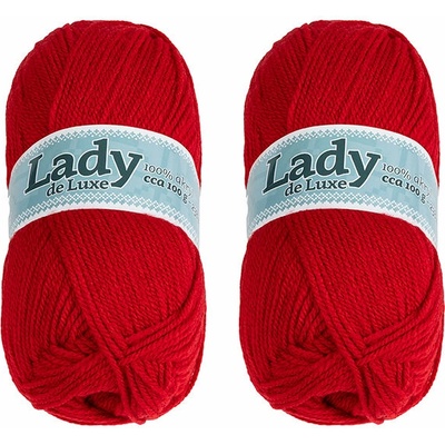 BELLATEX Lady NGM de luxe 100 g súprava 2 ks – 933 červená