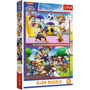 Trefl Детски пъзел Trefl от 2 x 24 части - Забавен ден с Пес Патрул (34434) - baby