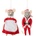 Bloomingville Коледни играчки Peo XL, мишки Дядо Коледа и Баба Коледа (82061883)