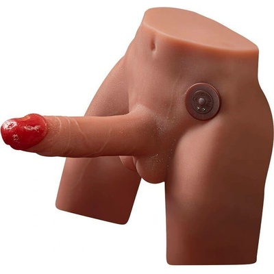 Shequ Jason 4,1 kg Realistyczne dildą z funkcją wibracji i pulsacji