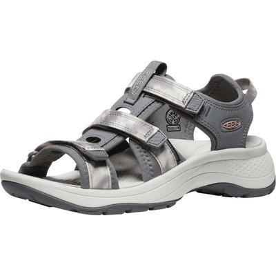 Keen ASTORIA WEST OPEN TOE WOMEN fawn/tie dye Šedá