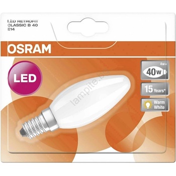 OSRAM LED Крушка RETROFIT B40 E14/4W/230V 2700K - Osram (P224741)