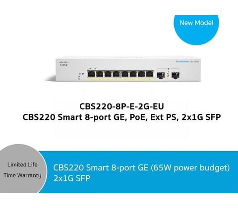 CISCO CBS220-8P-E-2G-EU