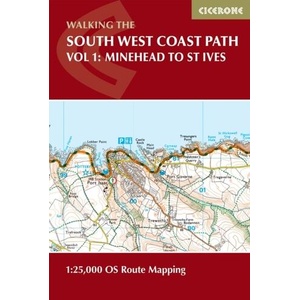 South West Coast Path Map Booklet - Vol 1: Minehead to St Ives | Paddy Dillon (ISBN: 9781786312181)