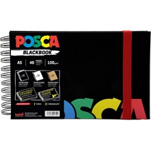 Posca Skicár v pevnej krúžkovej väzbe A5 100g 48 listov