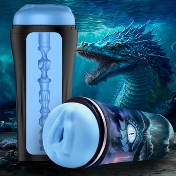 Image 1 of Creature Cocks Pussidon Sea Monster Stroker Blue