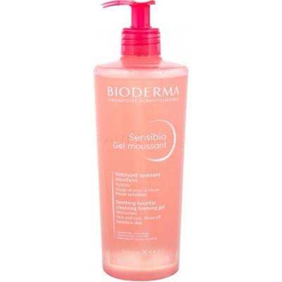 BIODERMA Sensibio Soothing Micellar Cleansing Gel успокояващ почистващ гел за чувствителна кожа унисекс 500 мл