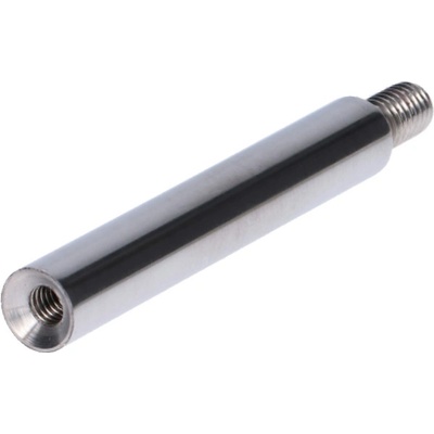 Čep (vnější závit M8 - vnitřní závit M6, ø 12mm, L: 75mm), leštěná nerez /AISI304