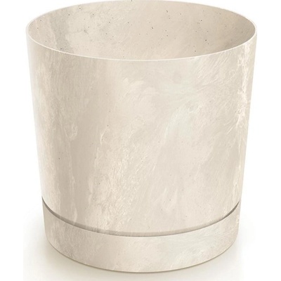 PROSPERPLAST Kvetináč TUBO P BETON EFFECT 19,9cm pískový