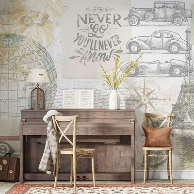 Art Gift Decor Фототапет - Ретро коли