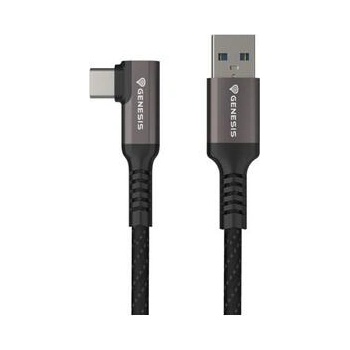 NATEC Кабел, Genesis Cable USB-C(M)->USB-A(M) 3.1 GEN 1, 5GB/S PD15W VR, 3m, Black (NVC-2220)