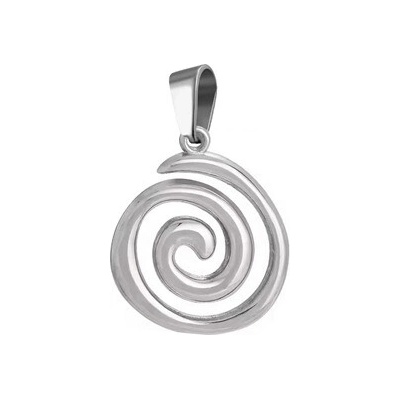 Šperky4U Ocelový přívěsek spirála OPP1933
