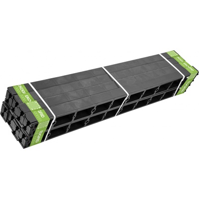 PATROL Obrubník skrytý EKOGRID 100 × 4,5 cm PH ČER (16 ks) 304603