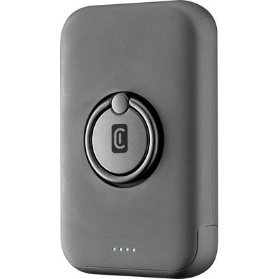 Cellularline Портативна батерия Cellularline - MagSafe, 5000 mAh, черна (PBMAGSF5000WIRK)