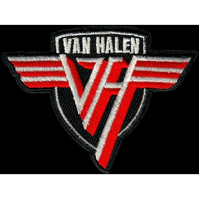 Nášivka VAN HALEN vyšívaná zažehlovací