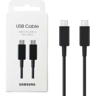 Samsung EP-DX510JBEGEU nabíjecí a synchronizační, USB-C na USB-C, 1,8m, černý – Sleviste.cz