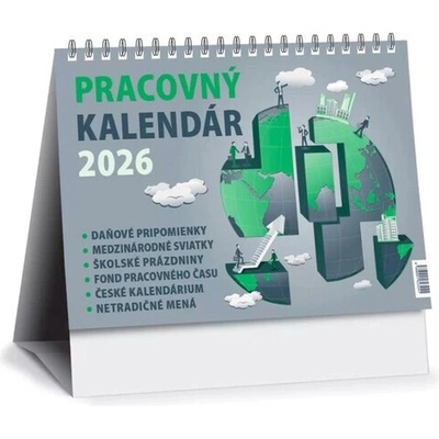 PRACOVNÝ MALÝ stolový týždenný riadkový 210x150mm 2021