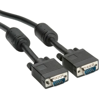 Roline Cable VGA w/Ferrit, DDC, 15M/15M, 2m, S3625 (S3625)
