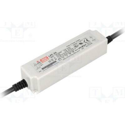 MEAN WELL LPF-25-36 Napájecí zdroj: spínaný; LED; 25,2W; 36VDC; 0,7A; 90÷305VAC; IP67