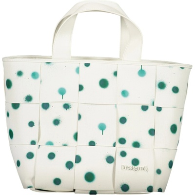 Desigual štýlová dámska kabelka 40.0X27.0X20.0cm Biela