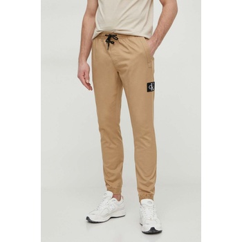 Calvin Klein Панталон Calvin Klein Jeans в бежово с кройка по тялото J30J325114 (J30J325114)