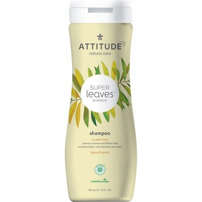 Attitude Super leaves s detoxikačním účinkem šampón rozjasňující pro normální a mastné vlasy 473 ml