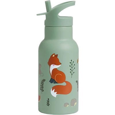 A Little Lovely Company Nerezová láhev 350 ml Kamarádi z lesa